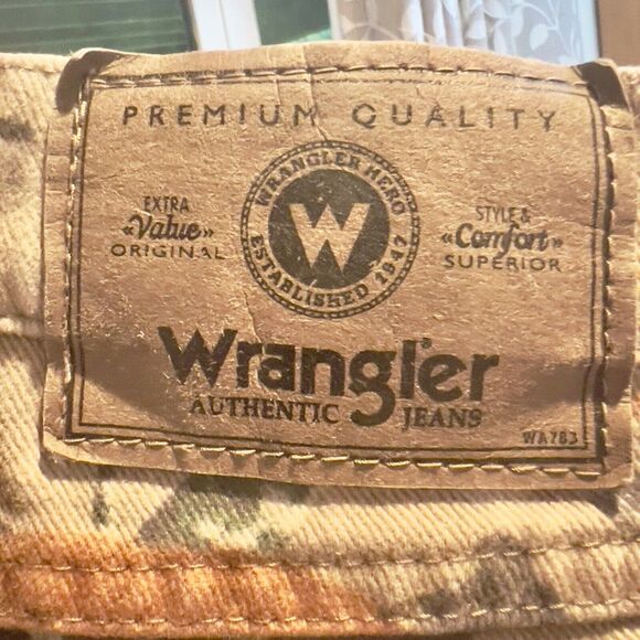 Vintage Wrangler Fusion 3-D Double Knee Camo Hunting Pants Size 36x30” Actual - Picture 6 of 11